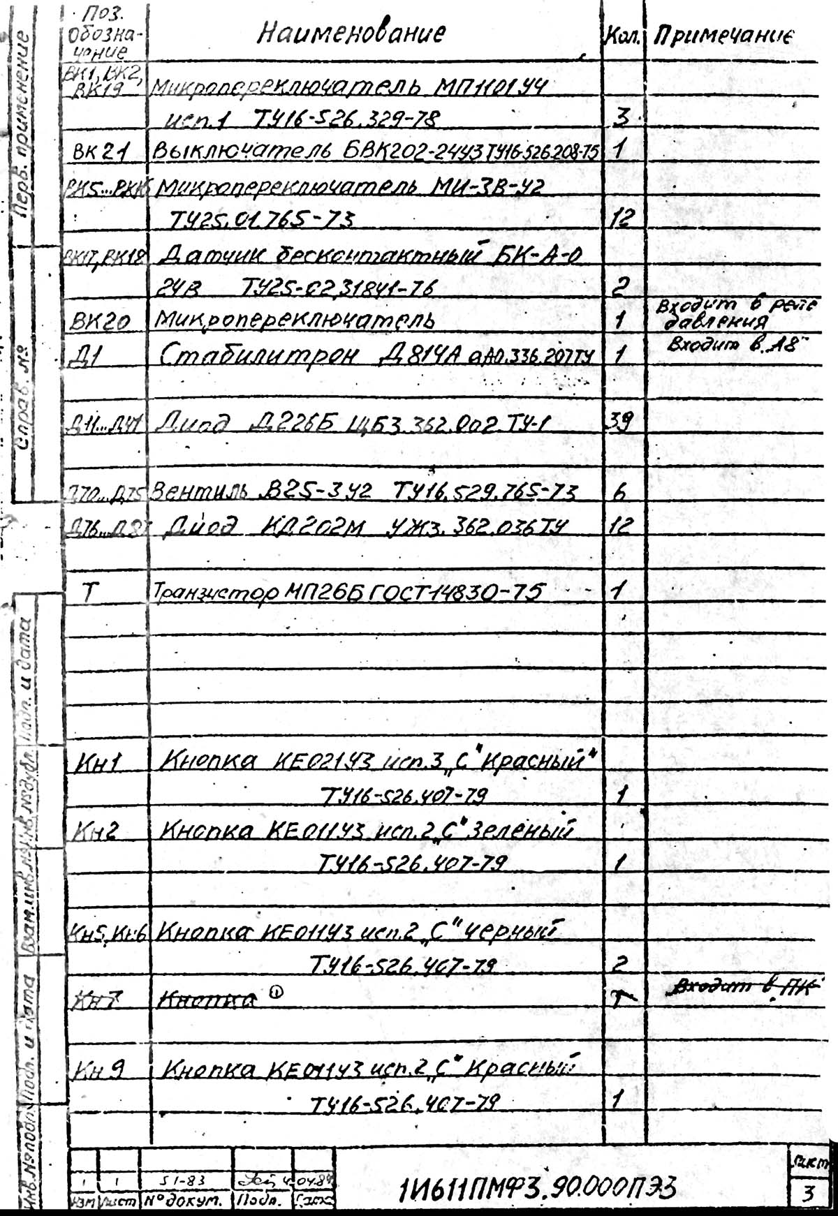 Перелік елементів токарного верстата 1І611ПМФ3 Перелік елементів токарного верстата 1І611ПМФ3